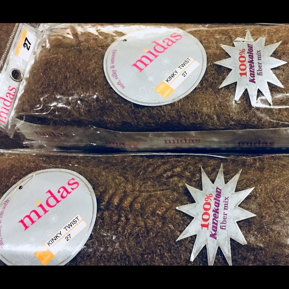 Midas Hair Extensions Braid Kinky Dreadlocks LOTx3 - Picture 5 of 8